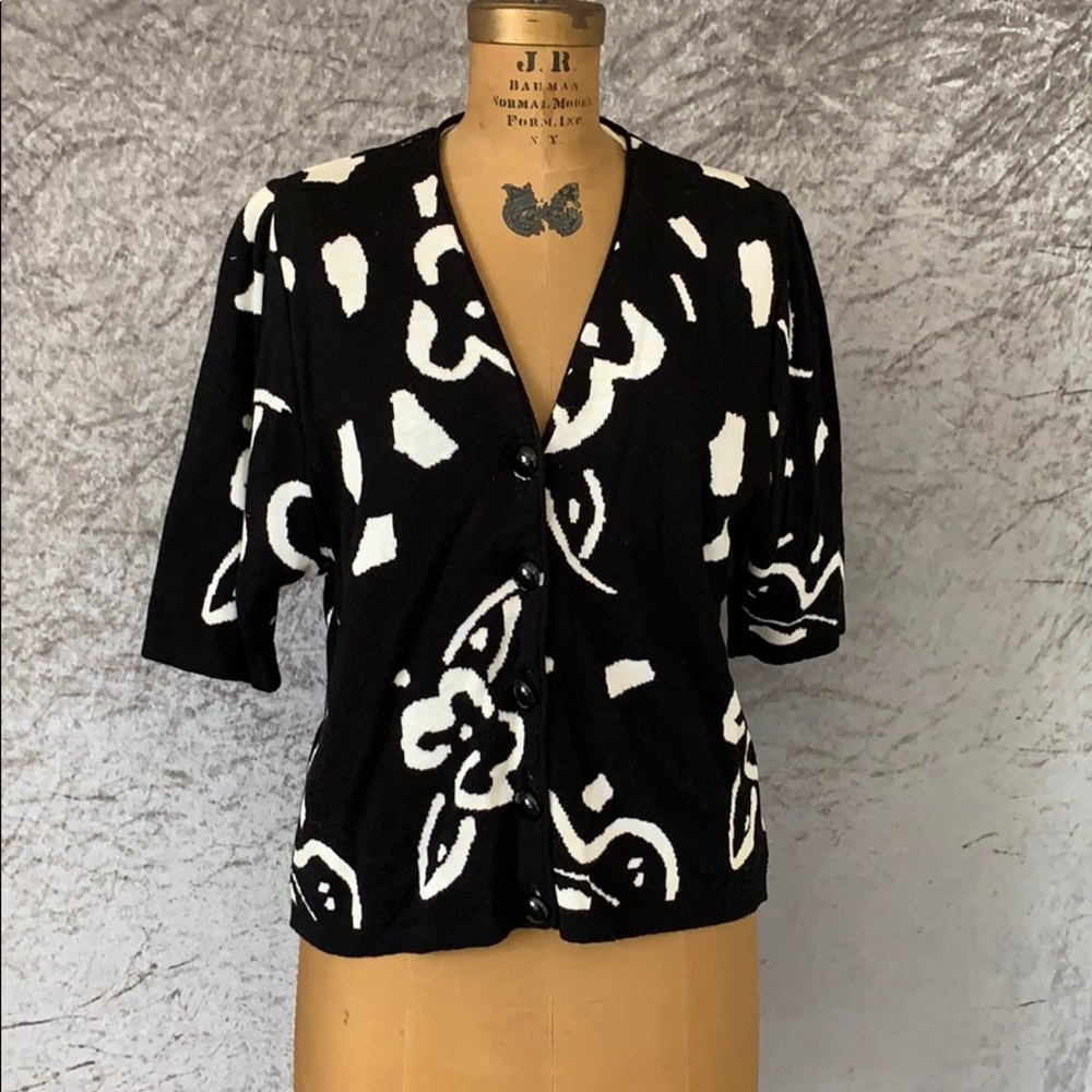 Jaeger cotton cardigan top